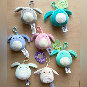 Squishmallow clip BUNNY bundle